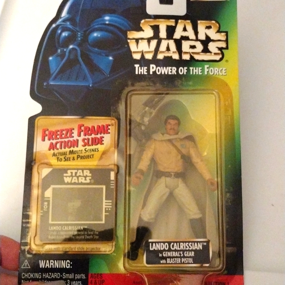 Vintage Star Wars Lando Calrissian in General's Gear W/ Blaster Pistol